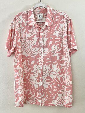 O'Neill OG ECO Standard 100% Organic Cotton Mellow Rose Men's Button Up Size XL